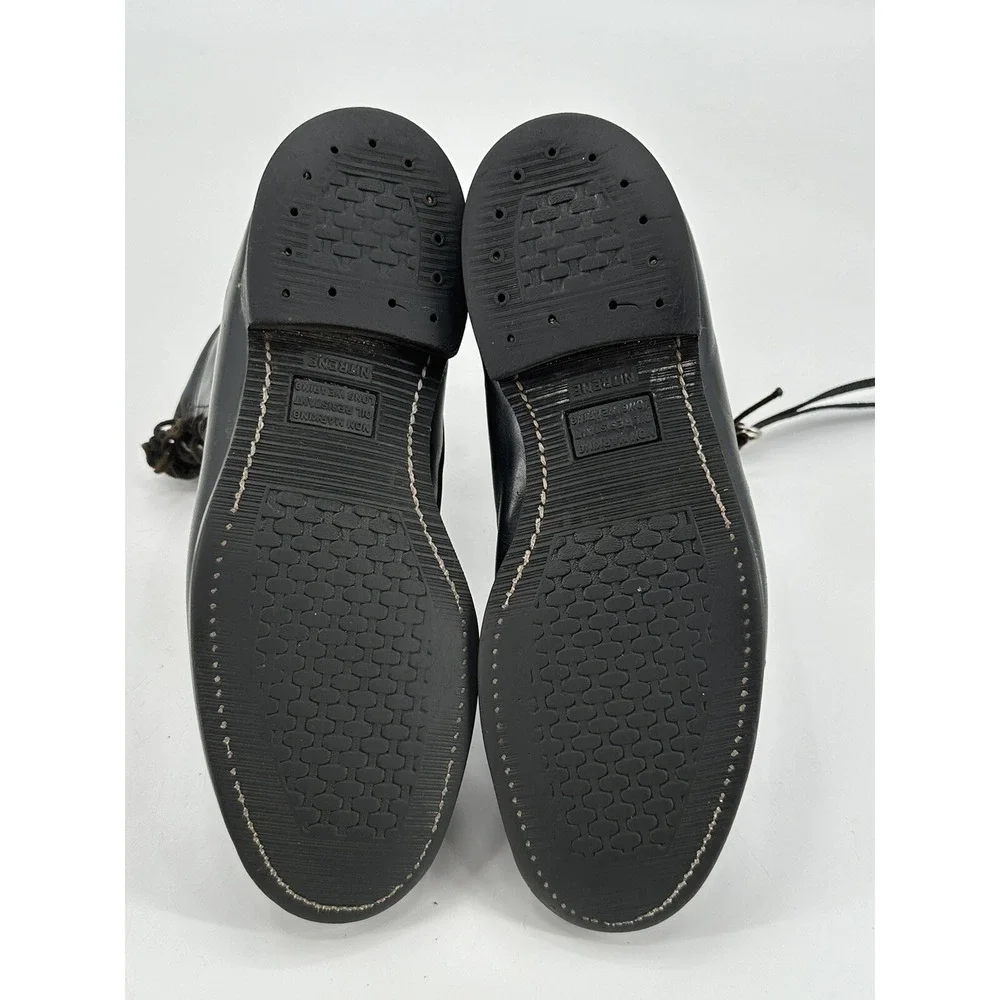 VINTAGE CHIPPEWA USA BAY APACHE UTILITY MEN'S SIZE 8.5D 9554 BLACK‎